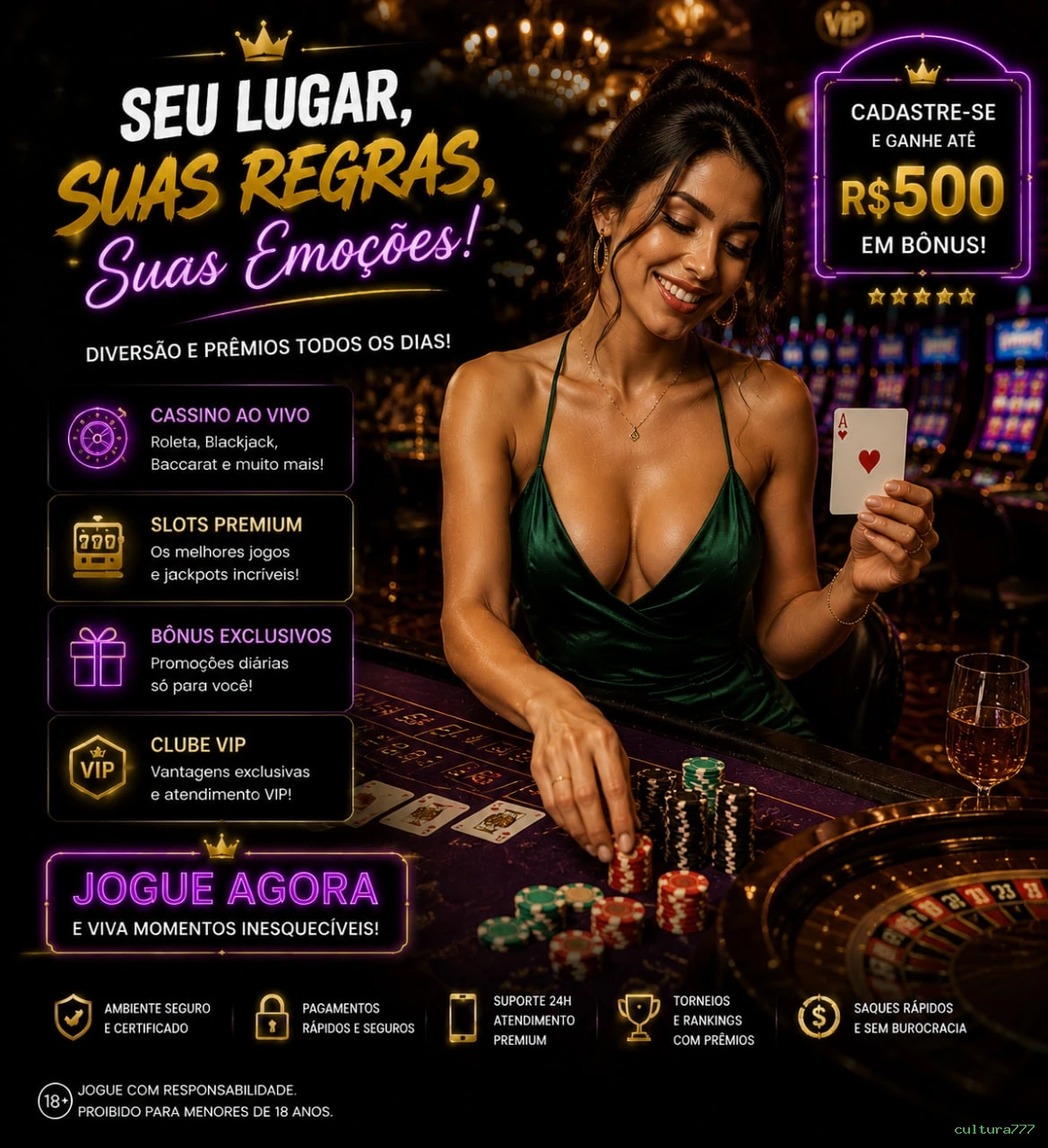 cultura777 Segurança